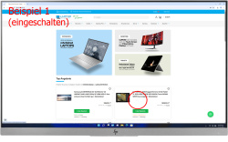 HP EliteDisplay E243 23.8-inch Monitor IPS FHD 1920x1080 DP HDMI VGA USB silber 5ms silver without stand Display scratches - Used