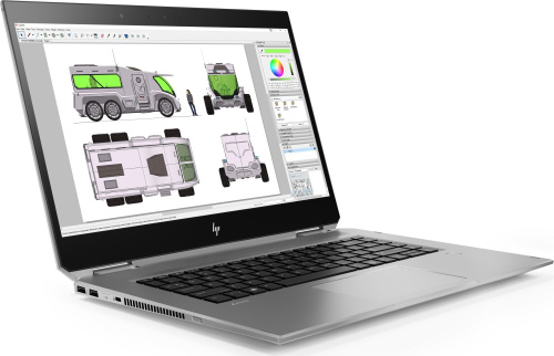 HP ZBook Studio x360 G5 Convertible 15,6-Zoll Laptop E-2176M 32GB 512GB SSD FHD P1000 US Backlight FP Touch WCAM WIN11 Gut - Refurbished
