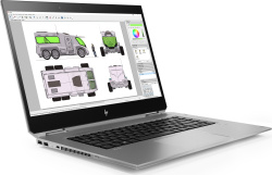 HP ZBook Studio x360 G5 Convertible 15,6-Zoll Laptop E-2176M 32GB 512GB SSD FHD P1000 US Backlight FP Touch WCAM WIN11 Gut - Refurbished
