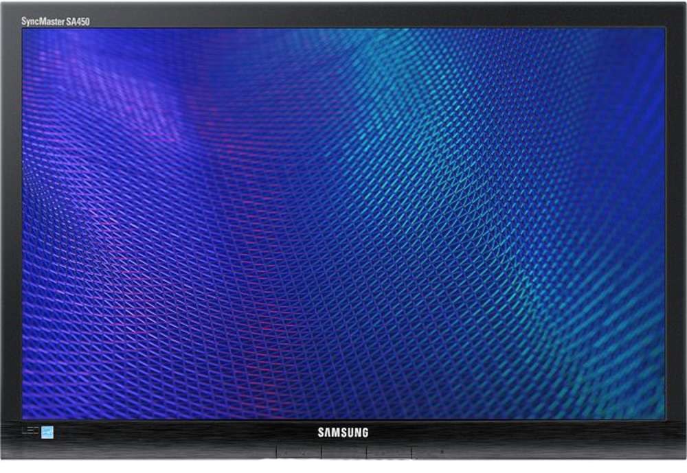 Samsung S24A450BW 24-Zoll Monitor WUXGA 1920x1200 DVI VGA 5ms schwarz ohne Fuß Displayfleck - Gebraucht
