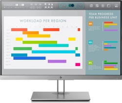 HP EliteDisplay E243i 24-inch Monitor IPS WUXGA 1920x1200 DP HDMI VGA USB 5ms silver Display scratches - Used