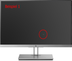 HP EliteDisplay E243i 24-inch Monitor IPS WUXGA 1920x1200 DP HDMI VGA USB 5ms silver Display scratches - Used
