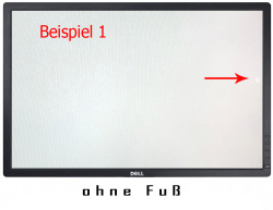 Dell U2412M LED-Monitor 24-Zoll IPS 1920x1200 schwarz ohne Fuß Displayfleck - Gebraucht