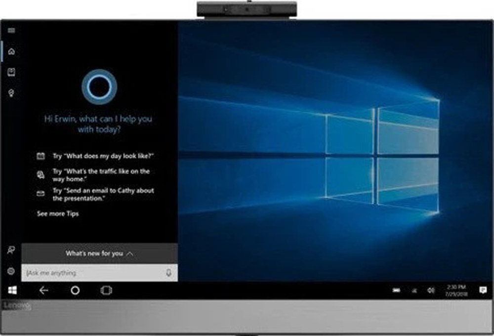 Lenovo ThinkCentre V530-24ICB AiO PC 23.8-inch i5-8400T 8GB 256GB SSD FHD Wi-Fi BT Touch WCAM WIN11 without stand Very good - Refurbished