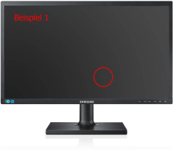 Samsung S24C650BW 24-inch Monitor IPS WUXGA 1920x1200 DVI VGA USB 5ms black Display scratches - Used
