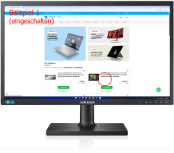 Samsung S24C650BW 24-inch Monitor IPS WUXGA 1920x1200 DVI VGA USB 5ms black Display scratches - Used