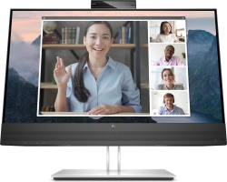 HP E24mv G4 23,8-Zoll Monitor FHD 1920x1080 mit Webcam schwarz - Refurbished