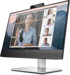 HP E24mv G4 23,8-Zoll Monitor FHD 1920x1080 mit Webcam schwarz - Refurbished