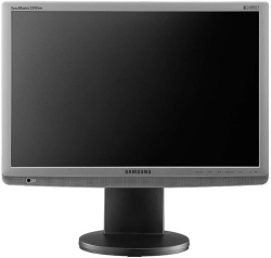 Samsung SyncMaster 2243WM 22 inch Monitor TN WSGXA+ 1680x1050 DVI VGA speaker 5ms silver Good - Refurbished