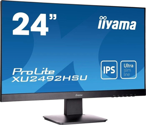 iiyama ProLite XU2492HSU-B1 23.8-inch Monitor IPS FHD 1920x1080 DP HDMI VGA USB speaker 5ms black