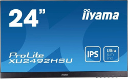 iiyama ProLite XU2492HSU-B1 23.8-inch Monitor IPS FHD 1920x1080 DP HDMI VGA USB speaker 5ms black without stand Good - Refurbished