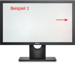 Dell E1916H 18.5-inch Monitor TN WXGA 1366x768 DP VGA 5ms black Display spot - Used