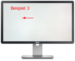 Dell P2314H 23-Zoll Monitor Full HD IPS DP DVI VGA 4x USB2.0 schwarz Pivot Displayfleck - Gebraucht