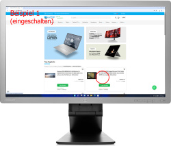 HP EliteDisplay E271i Monitor 27-Zoll IPS LED DP VGA USB Full HD Pivot grau 7ms Displaykratzer - Gebraucht