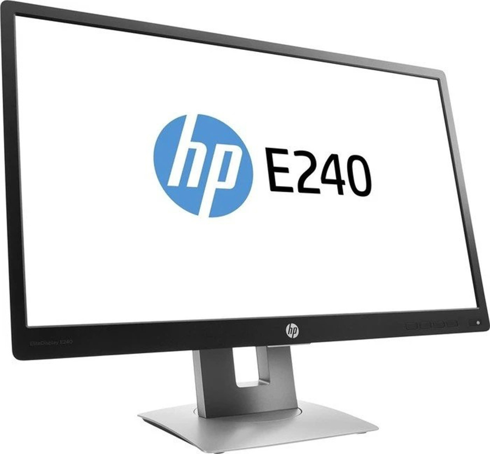 HP EliteDisplay E240 23.8-inch Monitor IPS FHD 1920x1080 DP HDMI VGA USB 5ms black Good - Refurbished
