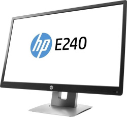 HP EliteDisplay E240 23.8-inch Monitor IPS FHD 1920x1080 DP HDMI VGA USB 5ms black Good - Refurbished