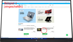 HP E24u G5 23,8-Zoll Monitor FHD 1920x1080 DP HDMI USB-C RJ-45 5ms schwarz ohne Fuß Displaykratzer - Gebraucht
