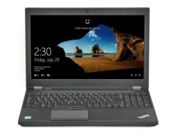 Lenovo ThinkPad P50s 15,6-Zoll Notebook i7-6600U 8GB 256GB SSD FHD Quadro M500M HU Backlight FP WCAM WIN10 Gut - Refurbished