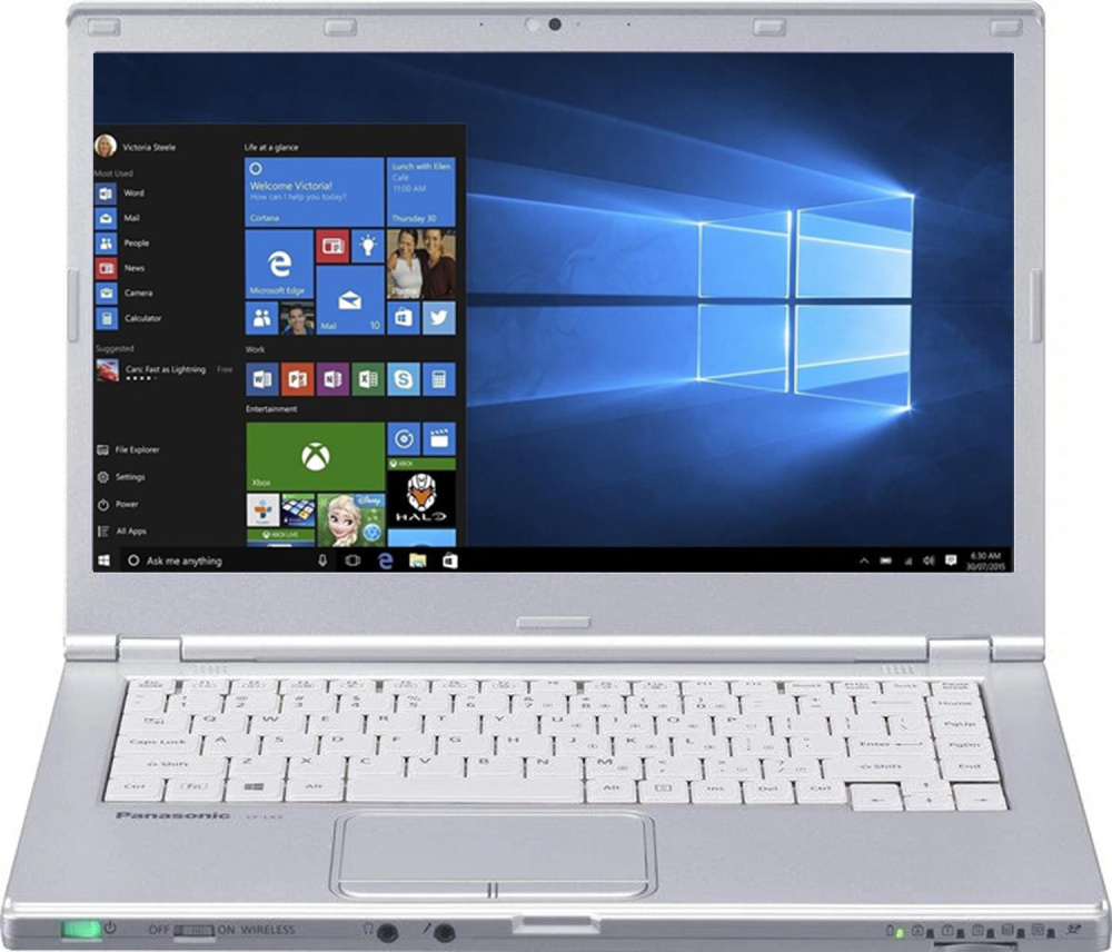 Panasonic CF-LX6 14-inch Notebook i5-7300U 8GB 256GB SSD FHD FR WCAM WIN10 Display scratches - Used