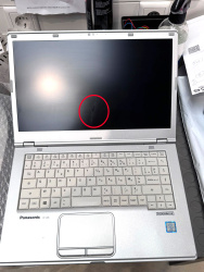 Panasonic CF-LX6 14-inch Notebook i5-7300U 8GB 256GB SSD FHD FR WCAM WIN10 Display scratches - Used