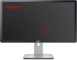 Dell P2416D 23,8-Zoll Monitor 2560x1440 WQHD IPS DP HDMI VGA USB 6ms schwarz Displaykratzer - Gebraucht
