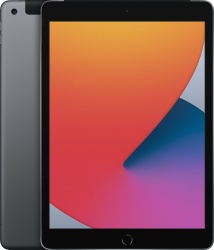 Apple iPad 8 (2020) 10,2 Zoll Tablet 128GB WiFi + Cellular 4G Fingerprint Spacegrau schwarz