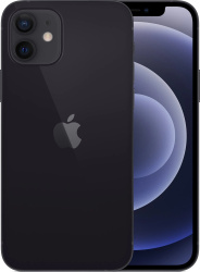 Apple iPhone 12 6,1-Zoll Smartphone 128GB spracegrau schwarz Displaykratzer - Gebraucht