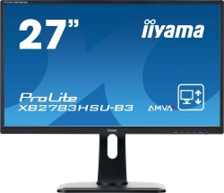 iiyama ProLite XB2783HSU-B3 27-inch Monitor VA 75Hz FHD 1920x1080 DP HDMI VGA USB speaker 4ms black