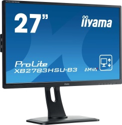 iiyama ProLite XB2783HSU-B3 27-inch Monitor VA 75Hz FHD 1920x1080 DP HDMI VGA USB speaker 4ms black