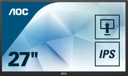 AOC 27P1 27-inch Monitor IPS FHD 1920x1080 DP HDMI VGA DVI USB 5ms black without stand Very good - Refurbished