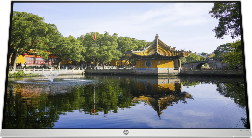 HP 24mq 23,8-Zoll Monitor IPS WQHD 2560x1440 HDMI VGA 5ms schwarz ohne Fuß Gut - Refurbished