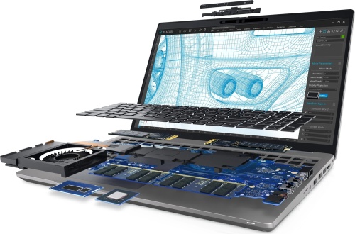 Dell Precision 3561 15.6-inch Laptop i7-11850H 32GB 1TB SSD FHD T600 DE Backlight FP WCAM WIN11 Good - Refurbished