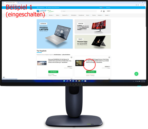 Dell Alienware AW2725Q 27-inch Gaming Monitor 240Hz OLED 4K UHD 3840x2160 DP HDMI USB-C 0.03ms black Display scratches - Used