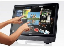 Dell ST2220T 21,5-Zoll Multi-Touch Monitor IPS FHD 1920x1080 HDMI VGA DVI USB 6ms schwarz