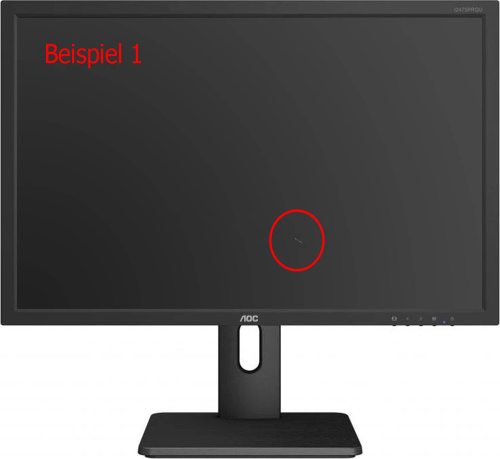 AOC I2475PRQU 24-Zoll Monitor IPS WUXGA 1920x1200 DP HDMI VGA DVI USB Lautsprecher 4ms schwarz Displaykratzer - Gebraucht