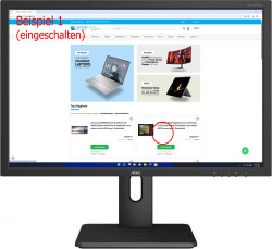AOC I2475PRQU 24-Zoll Monitor IPS WUXGA 1920x1200 DP HDMI VGA DVI USB Lautsprecher 4ms schwarz Displaykratzer - Gebraucht