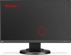 NEC MultiSync E221N-BK 22-inch Monitor IPS FHD 1920x1080 DP HDMI VGA speaker 6ms black Display scratches - Used