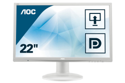 AOC E2260PQ 22-inch Monitor TN WSXGA+ 1680x1050 DP VGA DVI speaker 2ms grey Excellent - Refurbished