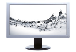 AOC e2436Pa 24-inch Monitor FHD 1920x1080 VGA DVI 5ms silver Display scratches - Used