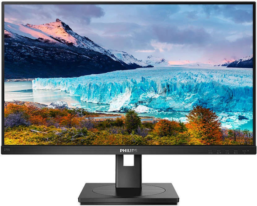 Philips S-line 275S1AE 27-Zoll Monitor 75Hz IPS QHD 2560x1440 DP HDMI DVI-D Lautsprecher 4ms schwarz Sehr gut - Refurbished