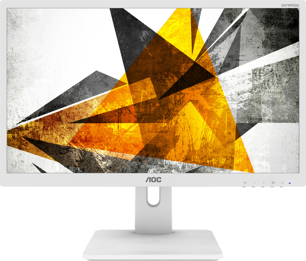 AOC I2475PXJ/GR 23.8-inch Monitor IPS FHD 1920x1080 HDMI VGA DVI speaker 5ms grey Very good - Refurbished