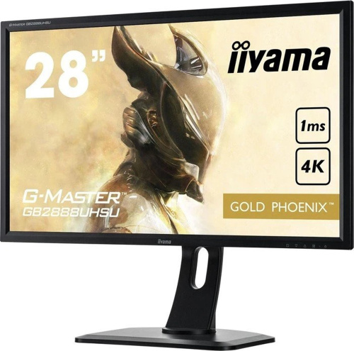 iiyama G-Master GB2888UHSU-B1 Gold Phoenix 28-inch Monitor TN 4K UHD 3840x2160 DP HDMI VGA USB speaker 1ms black Very good - Refurbished
