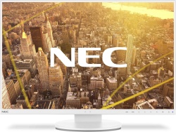 NEC MultiSync EA245WMi-2-WH 24-Zoll Monitor IPS WUXGA 1920x1200 DP HDMI VGA DVI USB Lautsprecher 6ms weiß Sehr gut - Refurbished