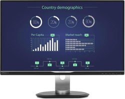 Philips B-line 258B6QUEB 25-inch Monitor IPS WQHD 2560x1440 DP HDMI USB-C LAN 5ms black