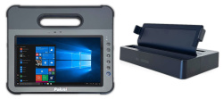 Pokini Tab G10 MDK-100 10.1-Zoll Rugged Tablet i5-7Y54 8GB 256GB SSD WUXGA Touch WCAM WIN10 Very good - Refurbished incl. Dockingstation