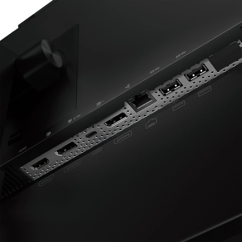Lenovo ThinkVision T27hv-20 27-Zoll Monitor IPS WQHD 2560x1440 DP HDMI USB-C USB-A Webcam Lautsprecher 4ms schwarz