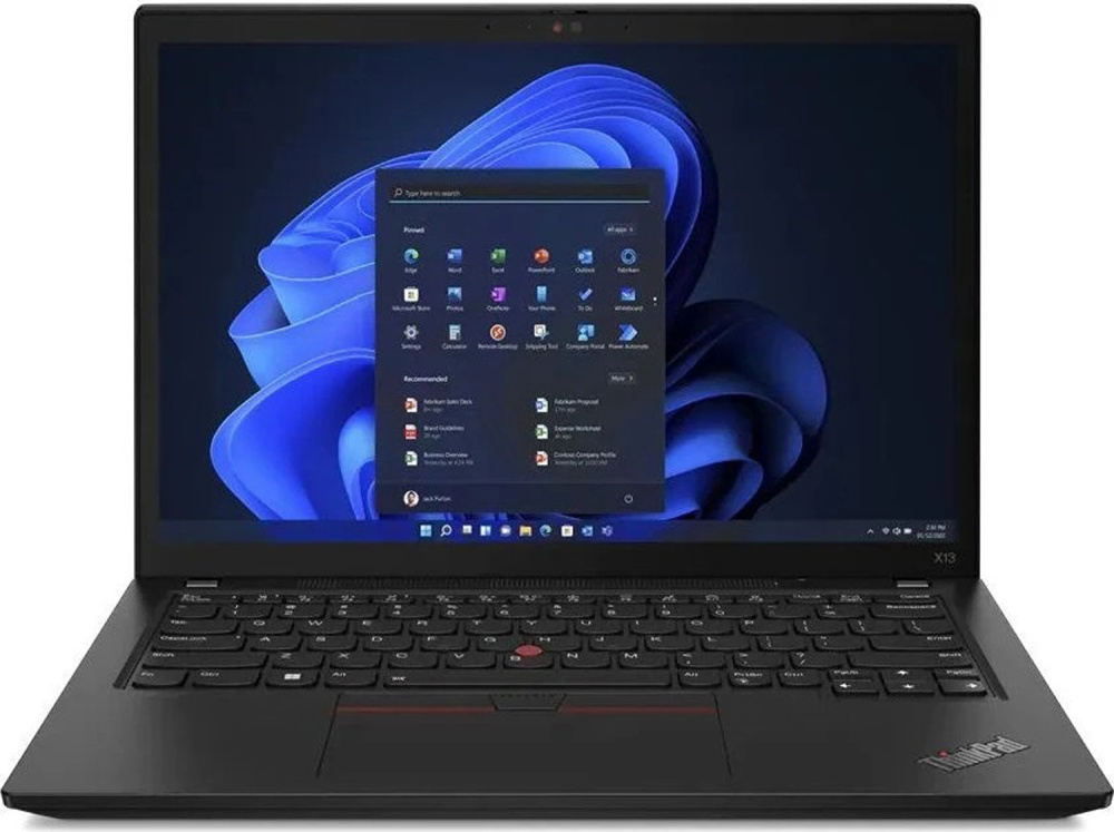 Lenovo ThinkPad X13 G3 13,3-Zoll Notebook i5-1250P 16GB 256GB SSD WUXGA US WCAM WIN11 Hervorragend - Refurbished