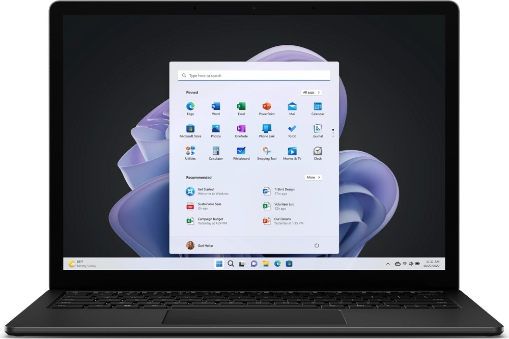 Microsoft Surface Laptop 5 schwarz 15-Zoll Laptop i7-1265U 32GB 1TB SSD 2496x1664 DE Backlight Touch WCAM WIN11