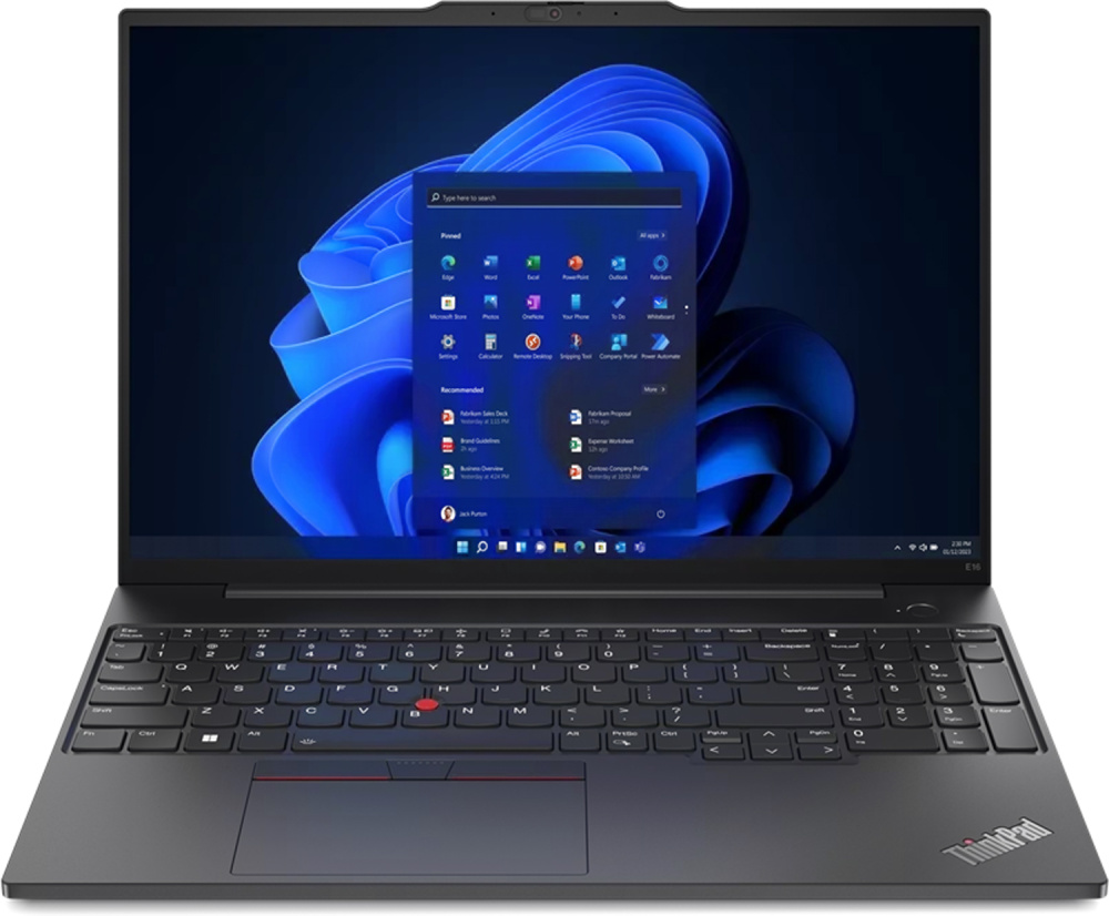 Lenovo ThinkPad E16 G1 16-Zoll Laptop i5-1335U 16GB 512GB SSD WUXGA DE Backlight WCAM WIN11 Hervorragend - Refurbished
