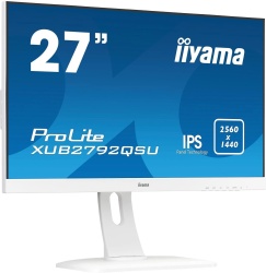 iiyama ProLite XUB2792QSU-W1 27-Zoll Monitor 70Hz IPS QHD 2560x1440 DP HDMI DVI USB  Lautsprecher 5ms weiß
